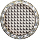 Memories &amp; Traditions- Black and Cream Houndstooth Brad