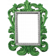 Spring Day- Green Ornate Frame