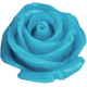 Raindrops &amp; Rainbows- Teal Resin Rose