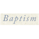 Family Day- Baptism Word Art