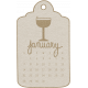 Toolbox Calendar- January 2018 Calendar Tag White