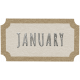 Toolbox Calendar- January Ticket White
