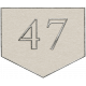 Toolbox Calendar- Arrow Number 47 White