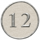 Toolbox Calendar- Dot Number 12 White