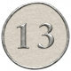 Toolbox Calendar- Dot Number 13 White