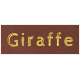At the Zoo- Giraffe Word Art