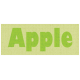 Apple Crisp- Apple Word Art