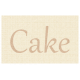 Apple Crisp- Cake Word Art