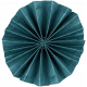 Day of Thanks- Dark Teal Accordion Flower