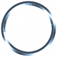 Toolbox Alphabet Bingo Chip Ring- Large Light Blue Metal Ring