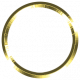 Toolbox Alpha Bingo Chip Ring- Large Light Gold Metal Ring