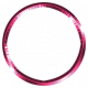 Toolbox Alphabet Bingo Chip Ring- Small Dark Pink Metal Ring