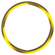 Toolbox Alphabet Bingo Chip Ring- Small Yellow Metal Ring
