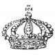 Crown Stamp Template 016