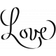 All the Princesses- Love Calligraphy Word Art