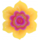 Unwind- Yellow Plastic Flower