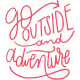 Unwind- Go Outside Word Art
