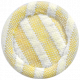 April Showers- Yellow Stripe Button