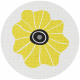 April Showers- Yellow Flower Dot