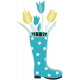 April Showers- Boot Bouquet Doodle