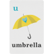 April Showers – Umbrella Spring Card 