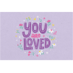 Toolbox Love Notes 2- You Are Loved 6x4&quot;
