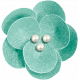 Chilled- Teal Flower