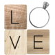 Rustic Charm- Love Word Art