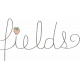 Strawberry Fields- Fields Word Art Doodle