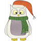 Let&#039;s Get Festive- Owl Doodle
