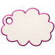 Spring Fresh Cloud Tag 01- Pink Edge