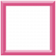 Spring Fresh Square Frame 02- Pink