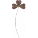 Friendship Day- Brown Stitched Paper Flower