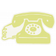 Work From Home- Telephone Sticker