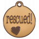 Shelter Pet Rescued Tag Element