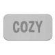 Cozy Grayscale Chipboard Label
