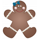 Home For The Holidays- Gingerbread Girl Element