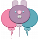 Easter- Bunny Balloon Element