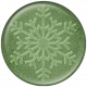 Holiday Treasures- Mini Kit- Snowflake Button Green