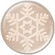 Holiday Treasures- Mini Kit- Snowflake Button Pink