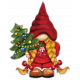 Christmas Gnome with Tree