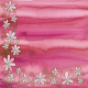 Floral Corner Border Watercolour Background