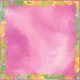 Pink Watercolour Bg/w Leafy Border*
