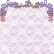 Lavender Lace &amp; Garland Background