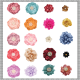 Extracted Fabric Flowers