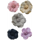 Five Extracted Fabric Flowers