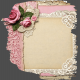 Vintage Torn Floral Lace JC
