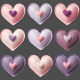 Pastel Puffy Hearts 03