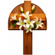 Cross with Lilies 01