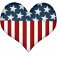 Celebrate America Heart #1